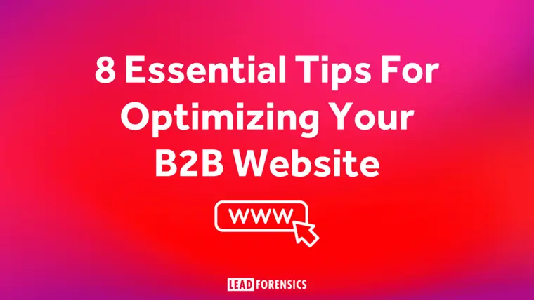 8 Essential Tips For Optimizing Your B2B Website